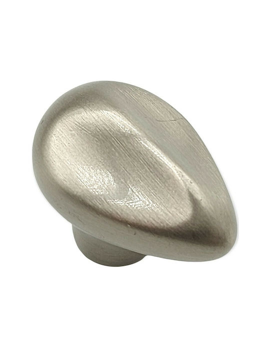 Steel-Nova Knopf Möbelgriff aus Metallisch in Silber Farbe 4130-000-12B1 1Stück