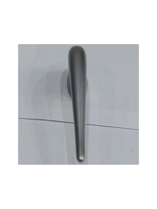 Obispa Handle Furniture made of Metallic & Zamak in Silver Color 200mm (Center Distance 32mm) 0084-032-10C1 1pcs