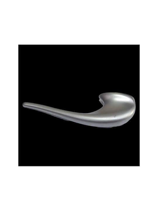 Obispa Handle Furniture made of Metallic & Zamak in Silver Color 200mm (Center Distance 32mm) 0084-032-10C1 1pcs