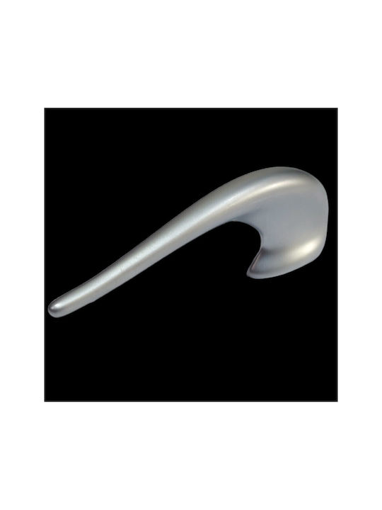 Obispa Handle Furniture made of Metallic & Zamak in Silver Color 200mm (Center Distance 32mm) 0084-032-10C1 1pcs