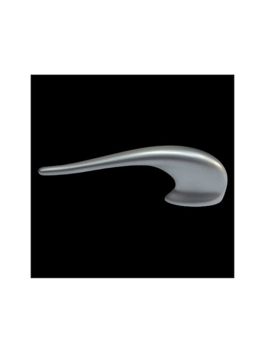 Obispa Handle Furniture made of Metallic & Zamak in Silver Color 200mm (Center Distance 32mm) 0084-032-10C1 1pcs