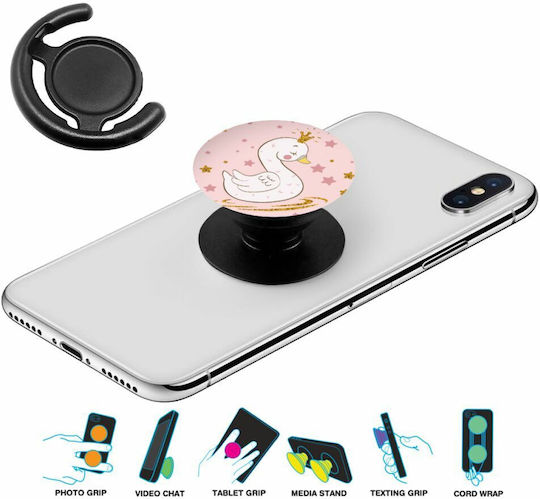 Koupakoupa Pop Socket Κινητού Κύκνος με Στέμμα