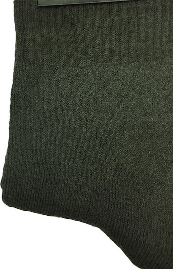 Sarm Stone Long Hunting Socks Cotton in Khaki Color