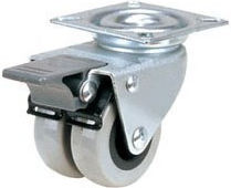 502.000.022.051 Rad Drehend mit Bremse 50x50mm