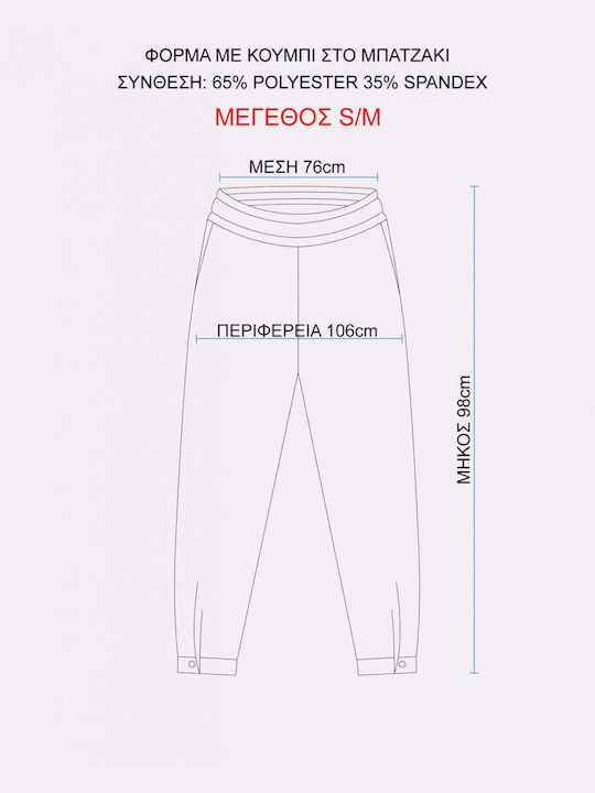 Fashioncore Pantaloni de trening pentru femei BLACK