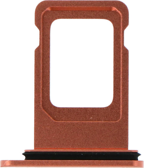 Υποδοχή Κάρτας Sim Sim Card Tray Waterproof Ring Rubber Πορτοκαλί για iPhone XR