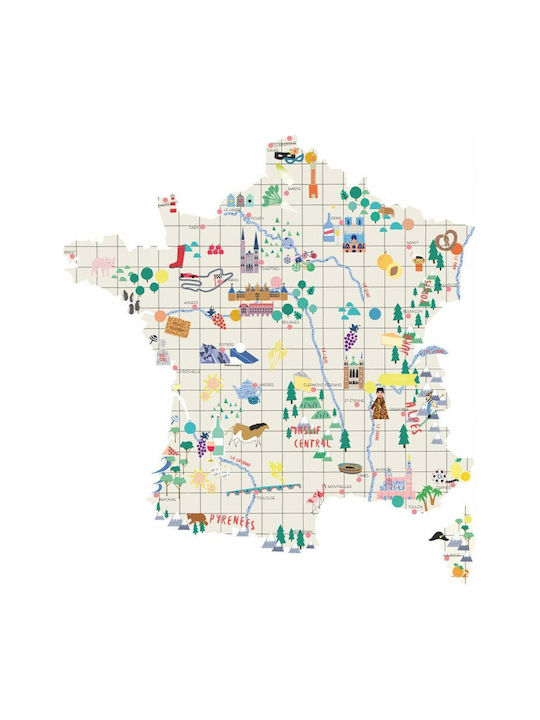 Mimi'lou Kinder Wandsticker Wand Wallgames "ma France"
