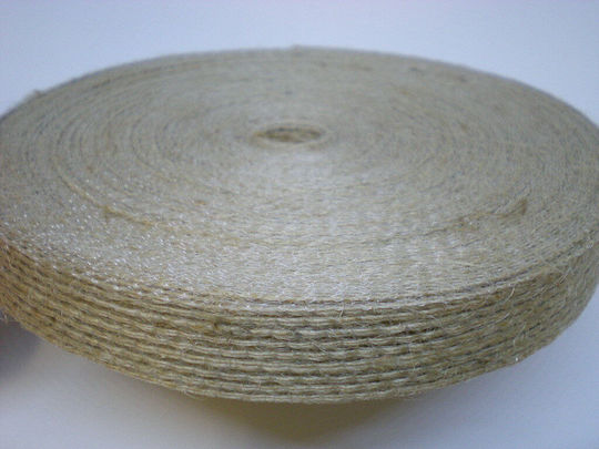 Dekoratives Juteband Natur 25mm 25m 03225