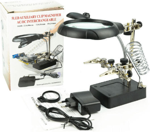 Tabletop Magnifying Lense with Light 1pcs