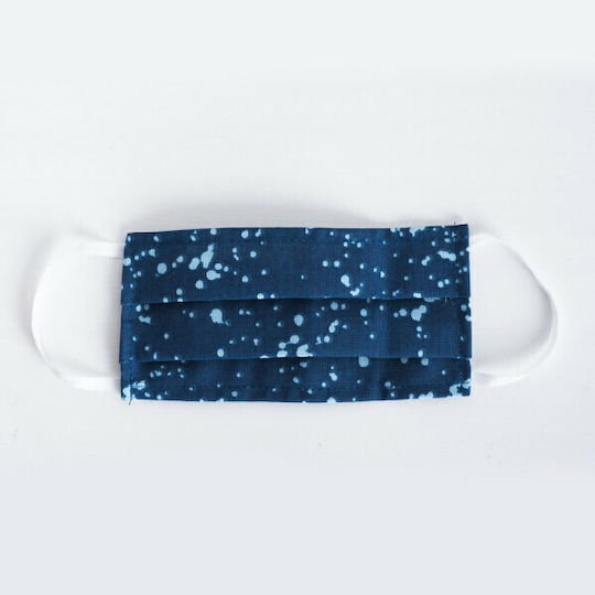 Schutzmaske Stoff Blau 139-2 2Stück