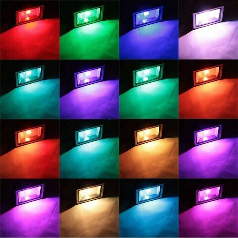 Προβολέας LED 30W RGB με Τηλεχειριστήριο