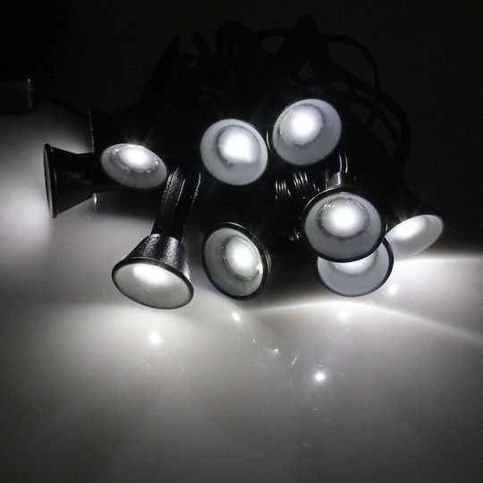 Suspendata Lampă Solară Ghirlande cu Alb Rece Lumină IP44
