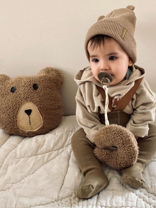 Bubbles Lover Παιδικό Διακοσμητικό Μαξιλάρι Choco Teddy 35x35εκ.