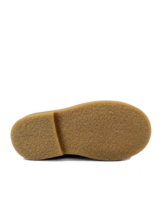 Shoes Ανατομικά Δερμάτινα Παιδικά Μποτάκια με Φερμουάρ Γκρι