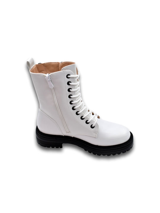 SmartKids Kids Boots with Zipper White