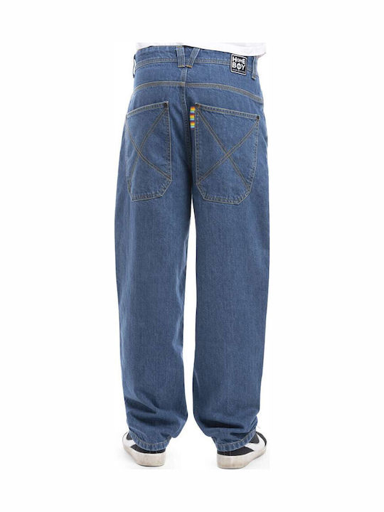 Homeboy Men's X-tra Men's Jeans Pants Baggy Blue