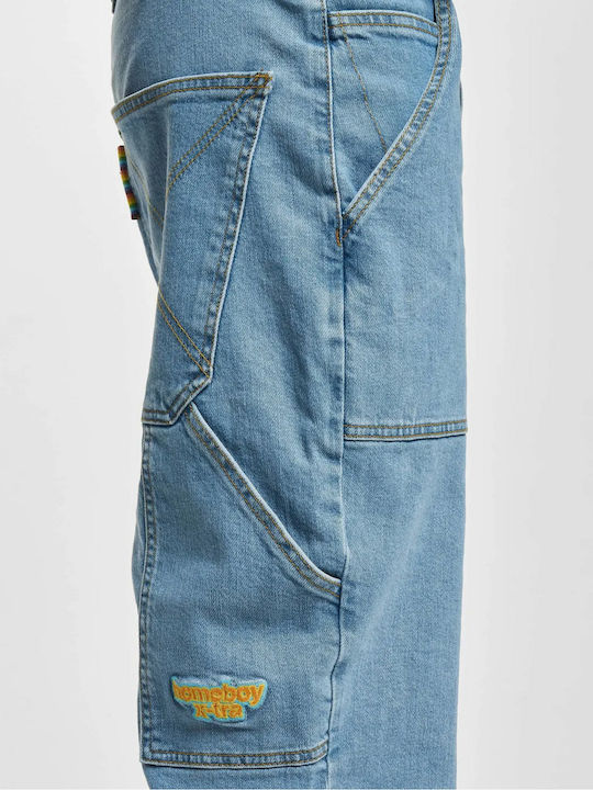 X-tra Men's Jeans Pants with Slim Baggy Fit Blue