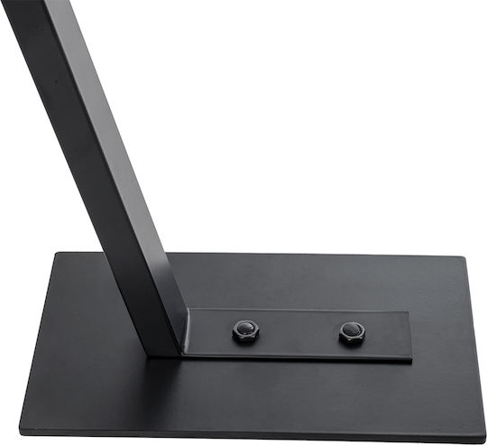 GloboStar Kelsie Stehleuchte H140xB40cm. mit Fassung für Lampe E27 Schwarz
