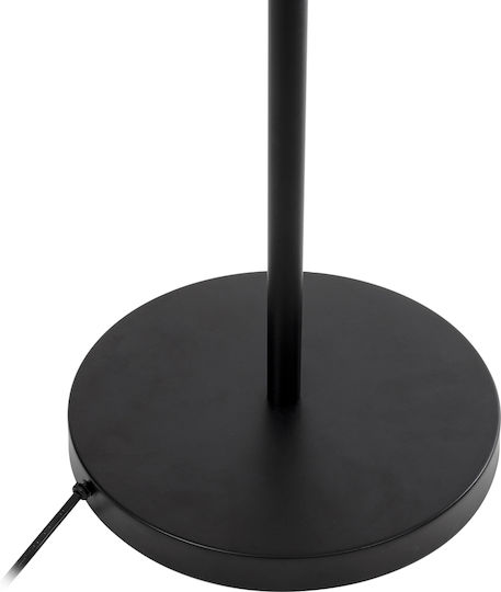 GloboStar Mindelo Floor Lamp H175xW40cm. with Socket for Bulb E27 Black