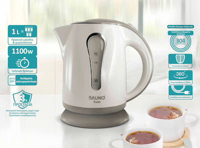 Bruno Kettle 1lt 1100W White