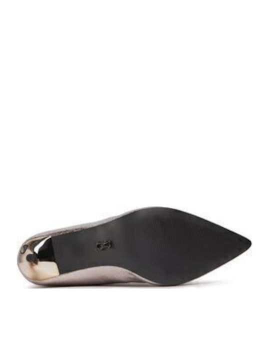 Stiefeletten Damen Silber