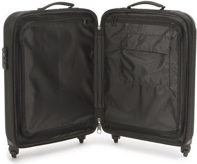 Eastpak Tranzshell S Cabin Travel Suitcase Fabric Black with 4 Wheels Height 39cm.