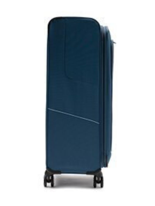 Travelite Skaii Skaii Großer Reisekoffer Weichschalen Blue mit 4 Räder Höhe 78cm