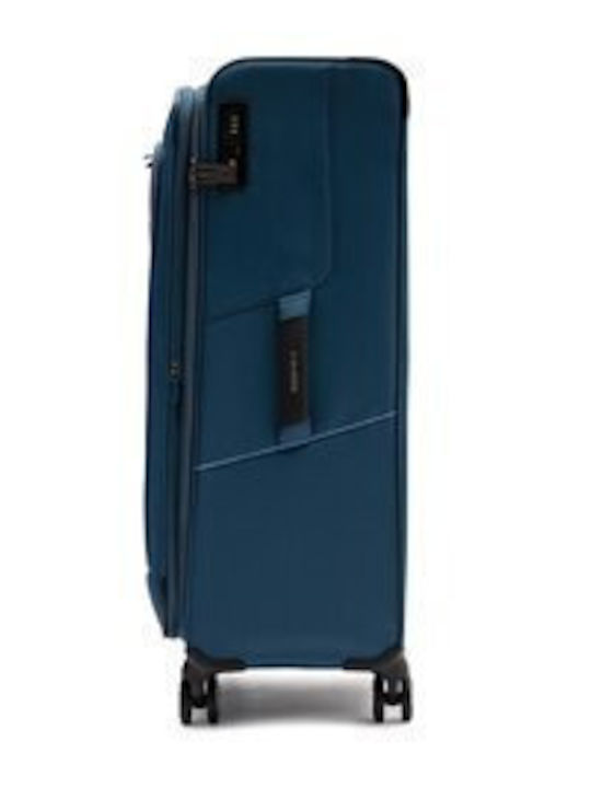 Travelite Skaii Skaii Großer Reisekoffer Weichschalen Blue mit 4 Räder Höhe 78cm