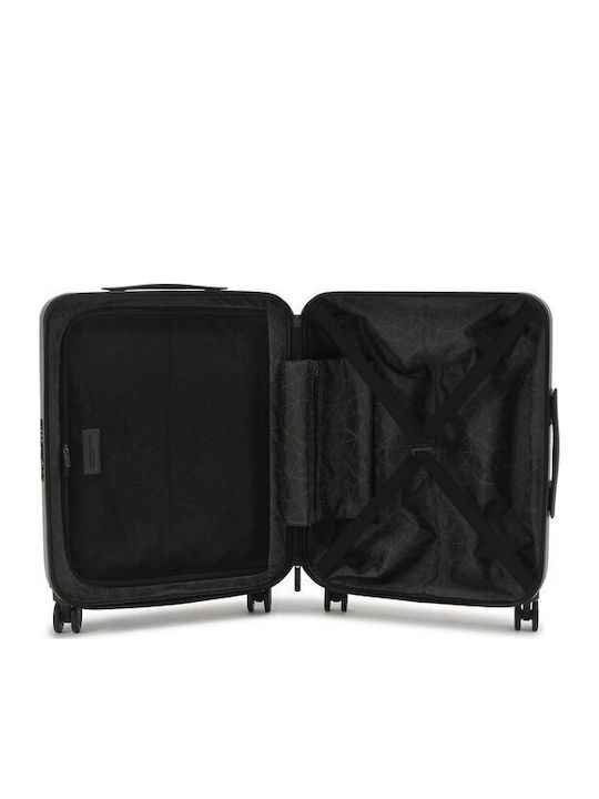Mandarina Duck Tank Case Βαλίτσα Ταξιδίου Καμπίνας Σκληρή Γκρι με 4 Ρόδες Ύψους 55εκ.