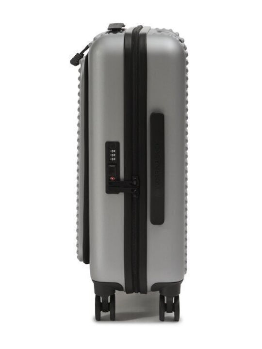 Mandarina Duck Tank Case Βαλίτσα Ταξιδίου Καμπίνας Σκληρή Γκρι με 4 Ρόδες Ύψους 55εκ.