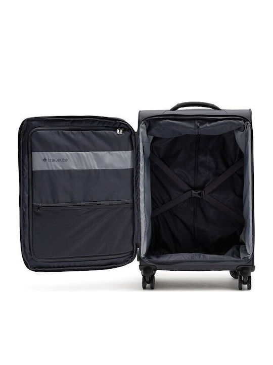 Travelite Skaii Skaii Valiză de călătorie medie Gray cu 4 Wheels