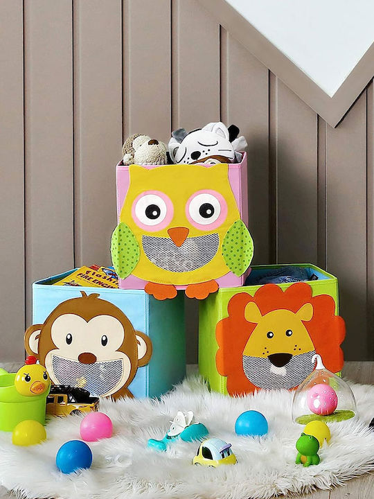 Songmics din Țesătură Box Set Multicolor 3buc