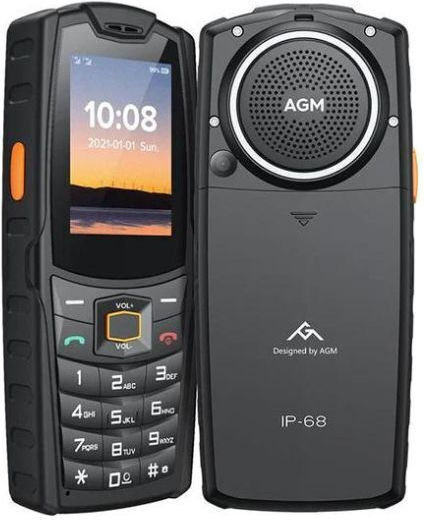 AGM M6 Dual SIM Ανθεκτικό Κινητό με Κουμπιά Μαύρο