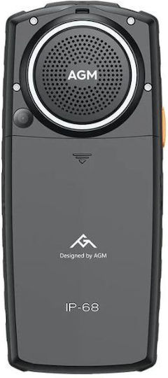 AGM M6 Dual SIM Ανθεκτικό Κινητό με Κουμπιά Μαύρο