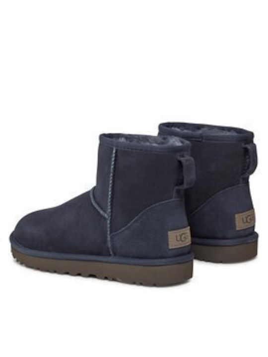 Ugg Australia W Classic Mini Ii 1016222 Γυναικεία Μποτάκια Navy Μπλε