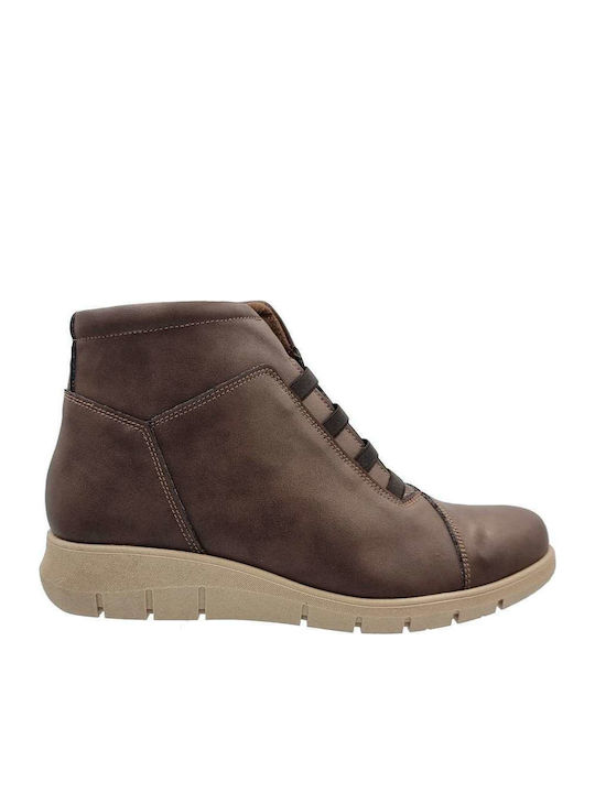 Stiefeletten Damen Braun