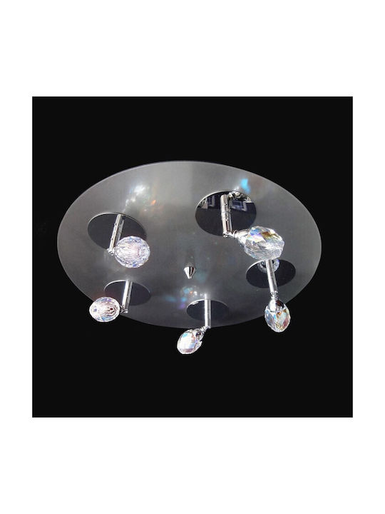 DITS Lighting Ceiling Mount Light with Crystals