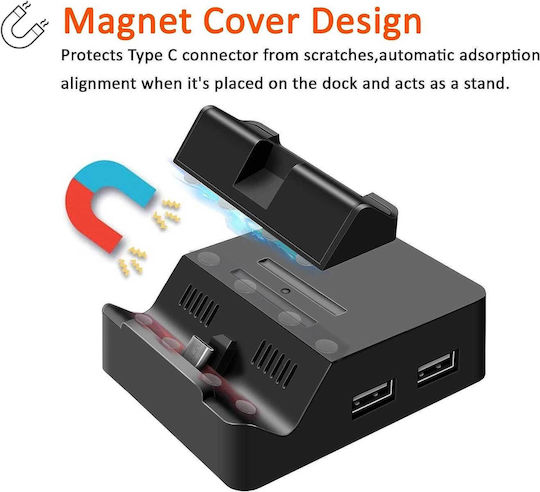Hd Adapter Controller-Ladestation Schalter Schwarz
