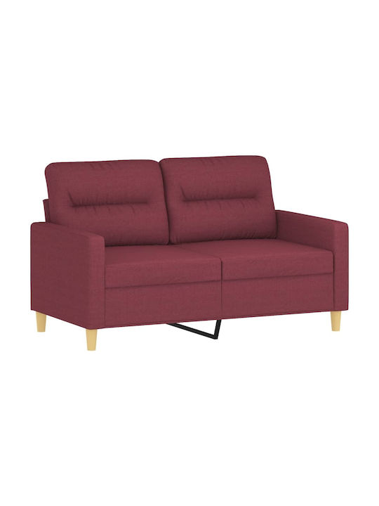 Living Room Furniture Set 3-Seater & 2-Seater & Armchair & Stool Bordeaux
