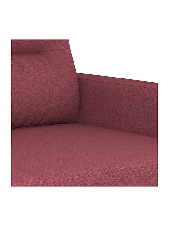 Living Room Furniture Set 3-Seater & 2-Seater Bordeaux