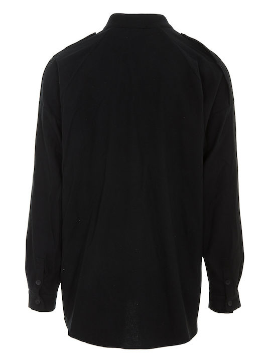 Nineteen Apparel Club Men's Shirt Long Sleeve Black