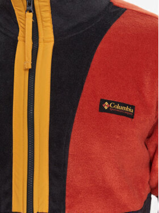 Ανδρική Ζακέτα Fleece Πορτοκαλί