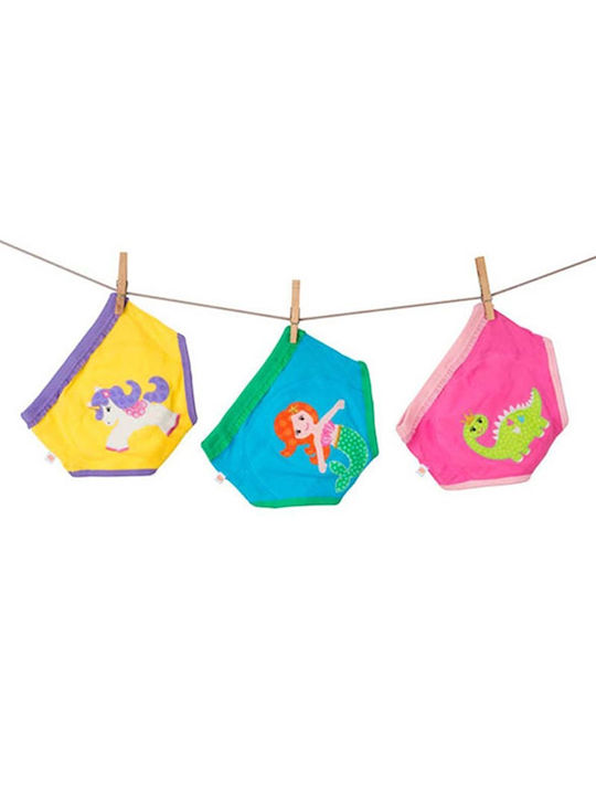 Zoocchini Fairy Kids' Set with Briefs Multicolored 3pcs