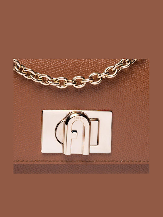 Women's Bag Crossbody Made of Artificial Leather Brown