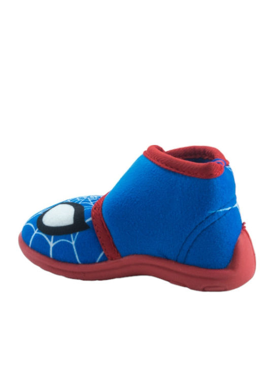 Kinderhausschuhe Stiefel Blau