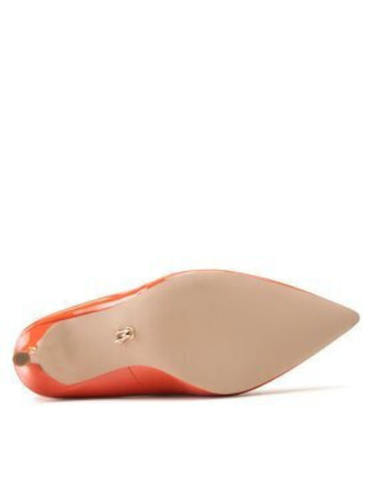 Patent Leather Orange Heels SM19000022-02002-808