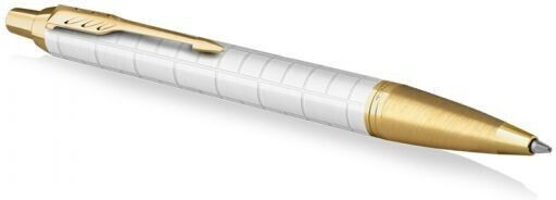 Parker Ballpen Im Premium Pearl Gt Desk Set with Notebook and Pen Pieces