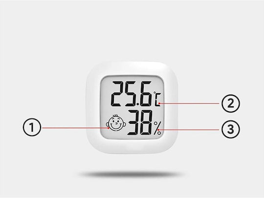 07179 Drahtlos Wetterstation Digital Tischplatte Weiß