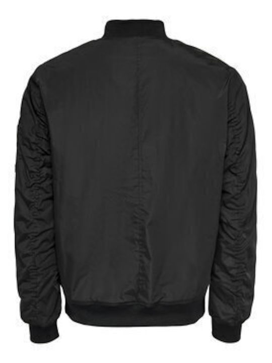 Only & Sons Men's Winter Bomber Jacket BLACK