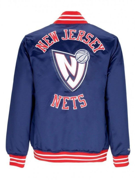 Mitchell & Ness Ανδρικό Χειμωνιάτικο Μπουφάν ''NAVY''